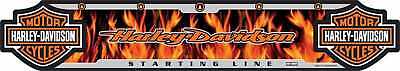 Harley-Davidson Dart Throw Line, Flame Floor Throwing Line, Poly 61954