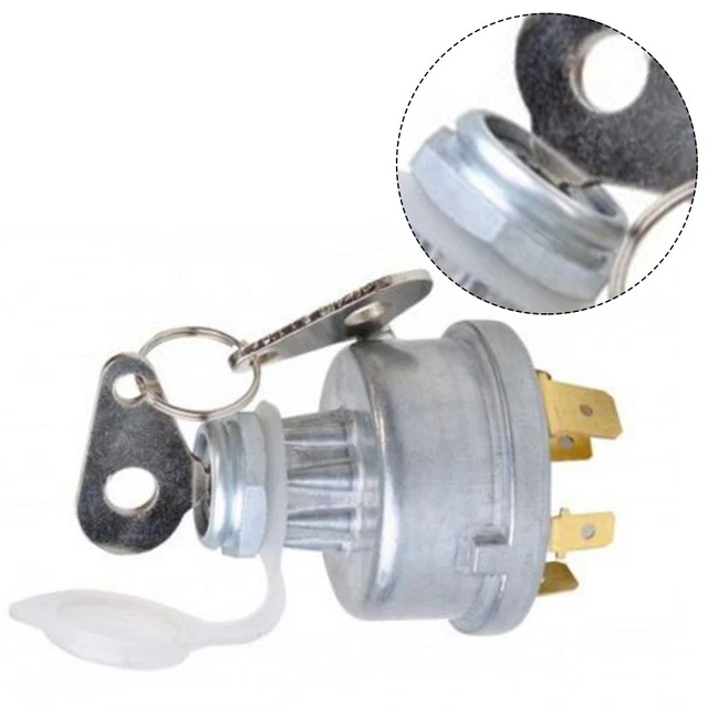 Interruttore A Chiave Accensione Per Trattorino John Deere GY20074 - Ricambio Aftermarket, Nuovo