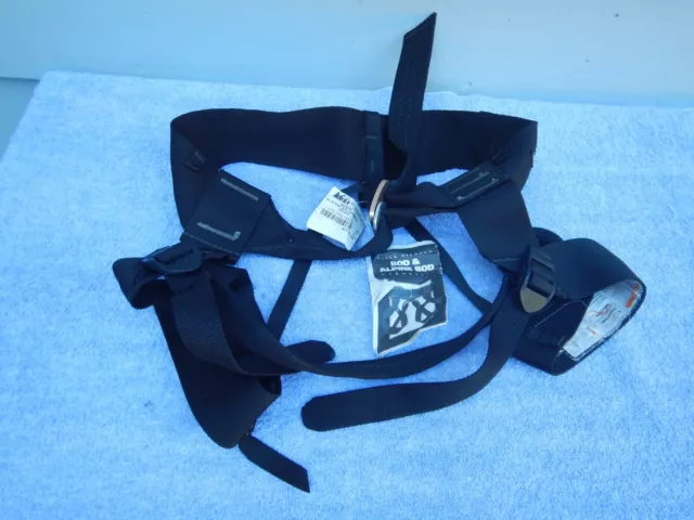 Black Diamond Medium Rock Climbing Sit Harness Alpine Caving Ice with Tags