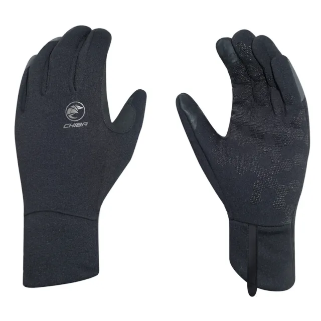 Chiba Polarfleece Thermal Winter Glove in Black - Small