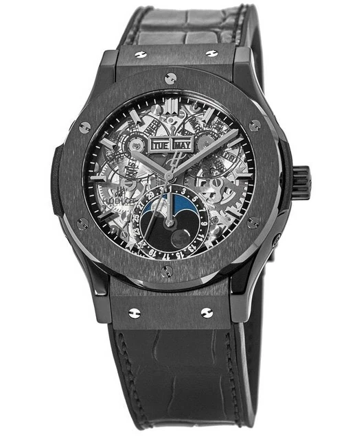 New Hublot Classic Fusion Aerofusion Moonphase Men's Watch 517.CX.0170.LR