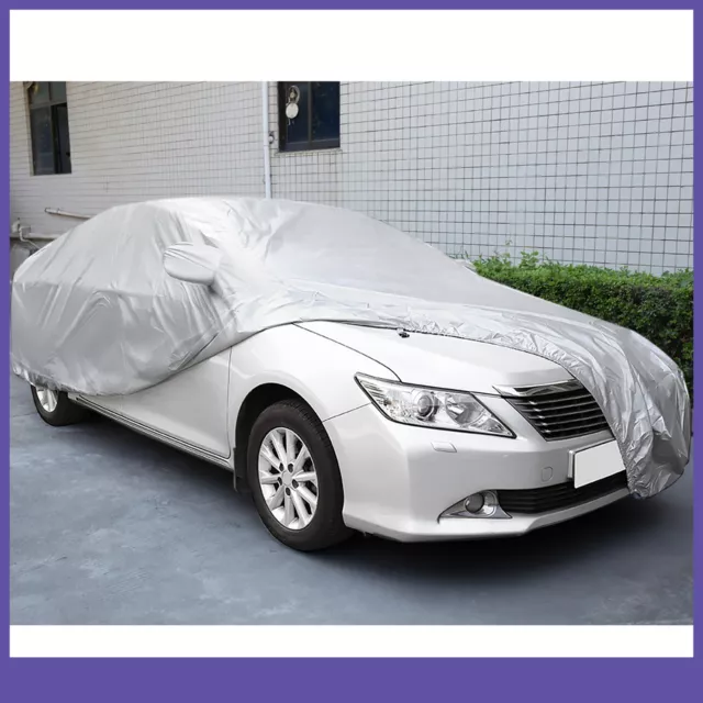 3XXL 190T Polyester Car Sun UV Dust Rain Waterproof Resistant Protective Cover 2