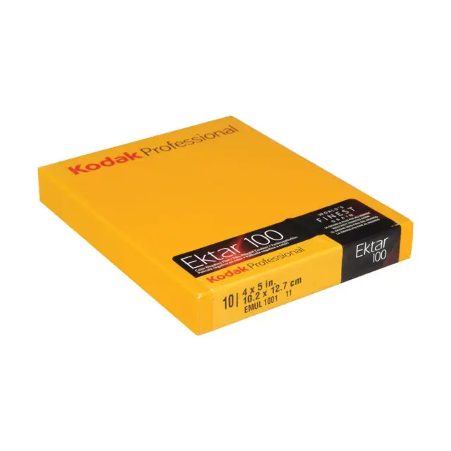 Kodak Ektar 100 Color Negative Sheet Film ISO 100, 4x5" 10 Sheets, #1587484