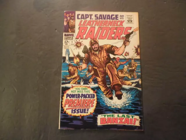 Captain Savage #1 Jan 1968 Silver Age Marvel Comics ID:41785