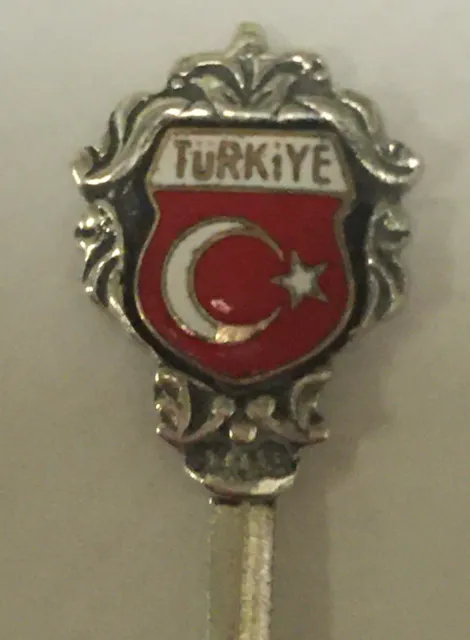 Turkiye Silver 800 Vintage Souvenir Spoon Collectible