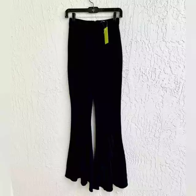 Cushnie et Ochs high waist flare pants ruffle 2