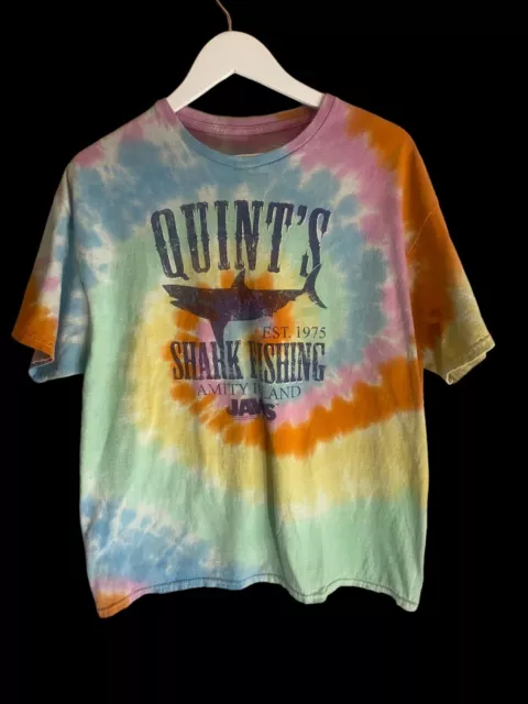 Jaws Quint tie-dye short sleeved t-shirt in large