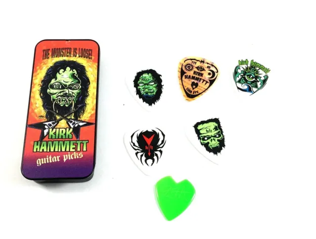 Dunlop Kirk Hammett (Metallica) Dirty Donny Monster Pick Tin 6 Picks