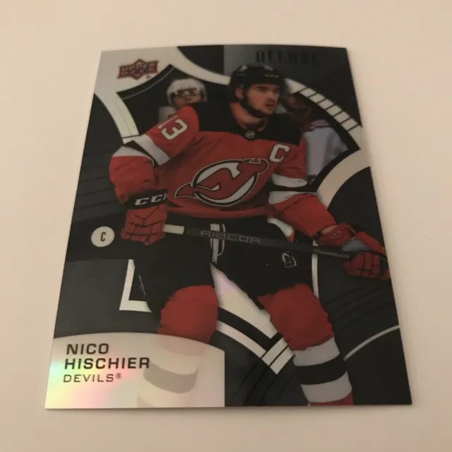 NHL Card,Nico Hischier,Black Rainbow,Allure 2021-22,Devils