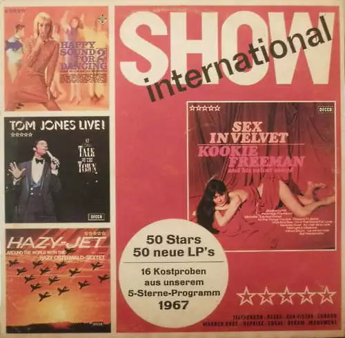 Various - Show International - Aussc LP Comp Promo Gat Vinyl Scha
