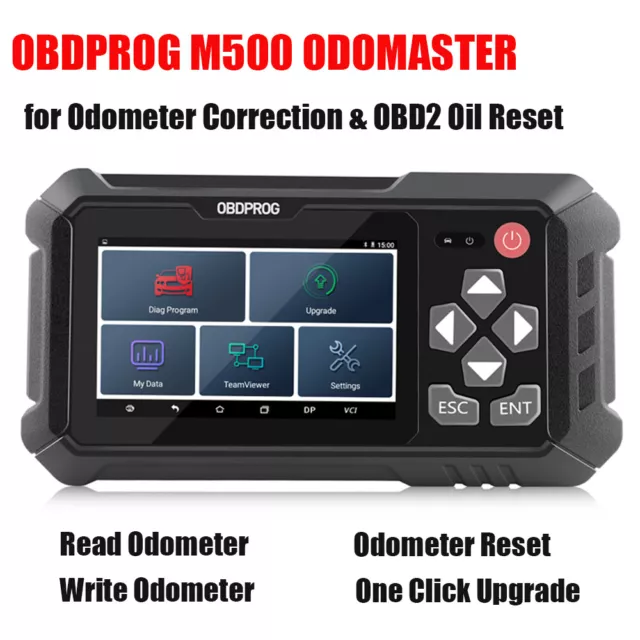 OBDPROG M500 Car Odometer Mileage Correction Adjustment OBD2 Scanner Reset Tool