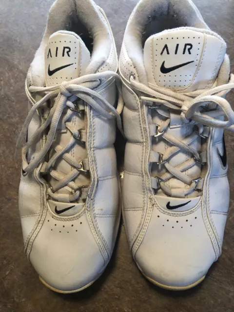 NIKE MEN 12 US Air VXT II Cross Trainers White Leather Athletic Shoes 316104 141 27.50 PicClick