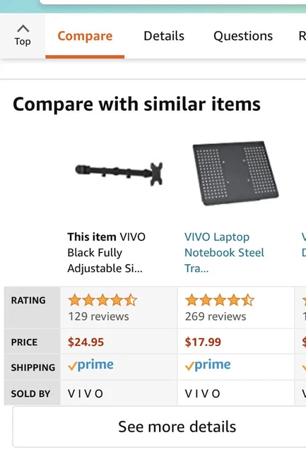 Heavy Duty Articulated Arm & Laptop  / Keyboard Tray: Convert To Standup Option 2