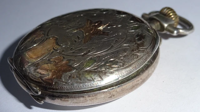 MONTRE A GOUSSET Ancienne En Argent Massif EUR 22,00 - PicClick FR