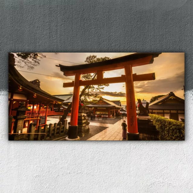 Fushimi Inari Taisha Schrein Kyoto 100x50 Canvas XXL Leinwandbilder Leinwand