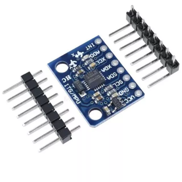 3 Axis GY-521 MPU-6050 Gyroscope Accelerometer Module 3.3V-5V Arduino Pi ESP8266