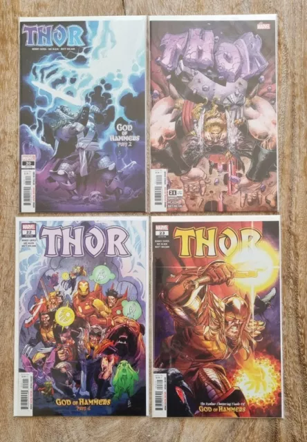 Thor #20 21 22 & 23 Donny Cates 2022 Marvel God Of Hammers