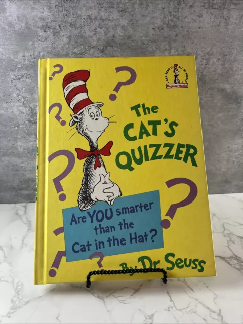 Dr. Seuss - The Cat's Quizzer - Book Club/First Edition - Like New! (BANNED)