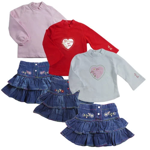 Girls Babies Winter Denim Set 2 Pc Set - FREE TRACKED POSTAGE FROM AUSTRALIA