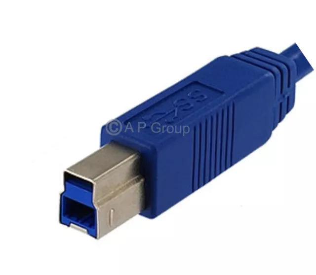 Imprimante USB 3.0 fil câble 5 Gbit/s 3 m bleu haute vitesse 2