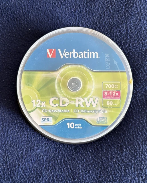 CD-RW Verbatim DataLifePlus 700MB - 5 Pack, 8-10X, Per Dati E Musica - Foto 3
