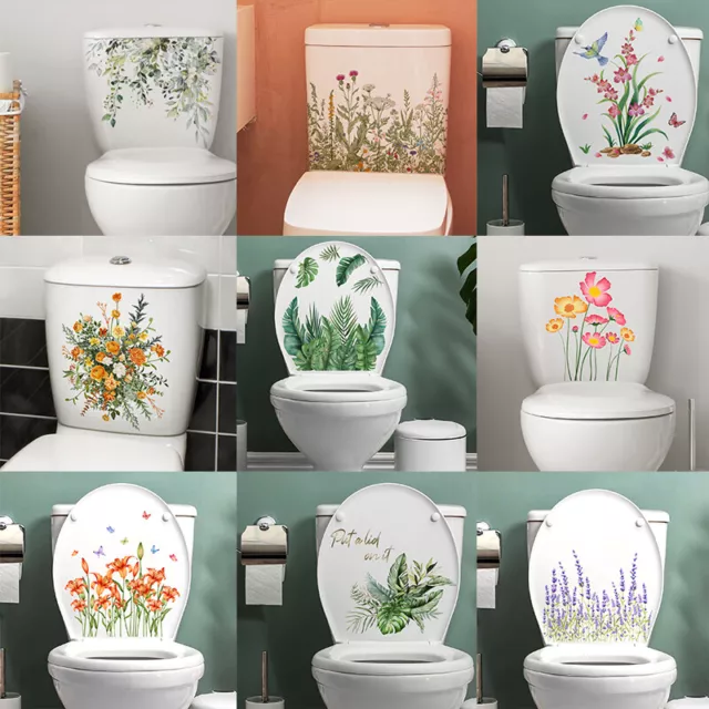 Décalques de surface miroir Plante de mise en pot 3D Fleur Vase Stickers  muraux