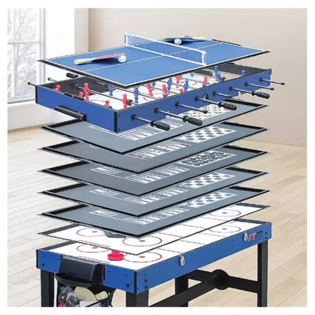 4Ft 12 In 1 Games Foosball Soccer Basketball Hockey Pool Table Tennis