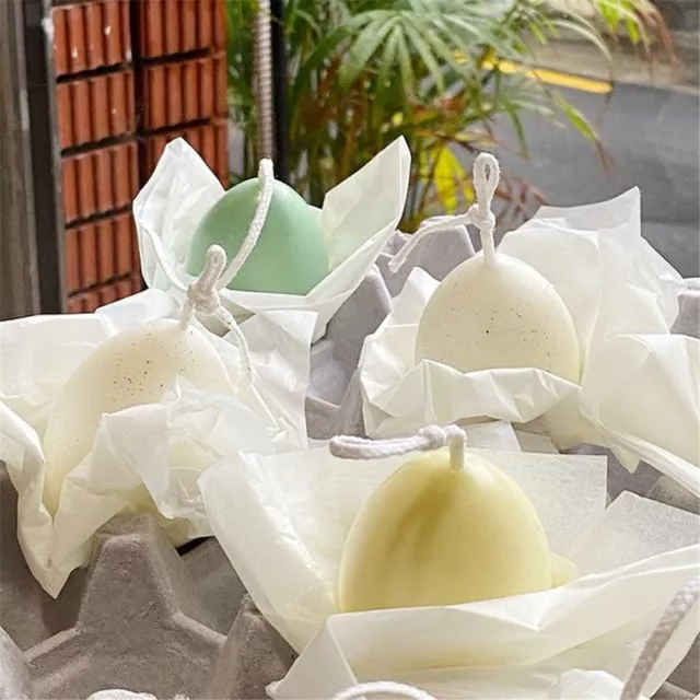 Fabricación de jabón Moldes de vela de huevo Molde de resina Molde de silicona