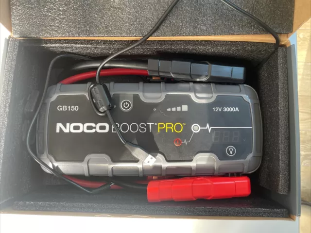 NOCO Genius GB150 Boost Pro 12v 3000A Lithium Car 4x4 Battery Jump Starter Pack,