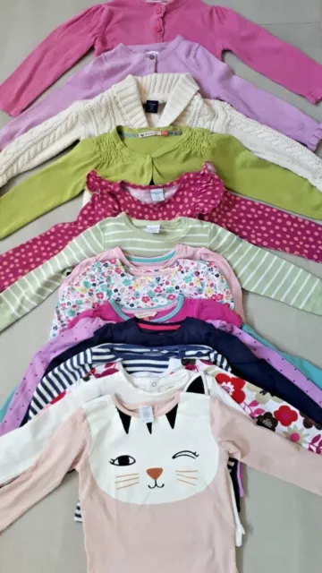 Abbigliamento bambina 2-3 anni Build a Bundle Multi Inserzione Top Maniche Lunghe Cardigan