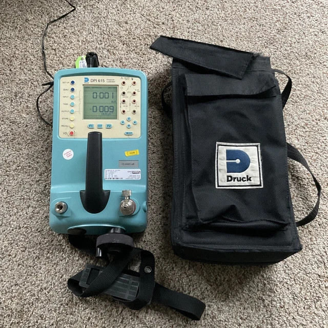 DRUCK DPI 615 10 inH2O diff PORTABLE PRESSURE CALIBRATOR Calibrated 2022 $9721