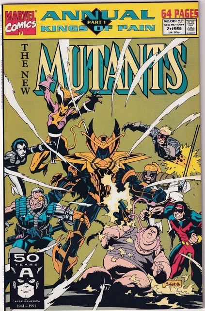 New Mutants Annual #7 Kings of Pain  (1991) VF/NM Marvel Comics