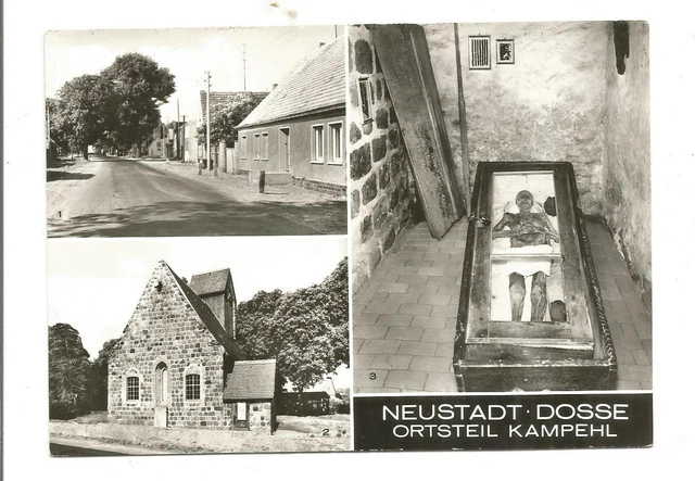 AK Neustadt Dosse Ortsteil Kampehl Mehrbild Kirche Mumie Ritter Kahlbutz 1978