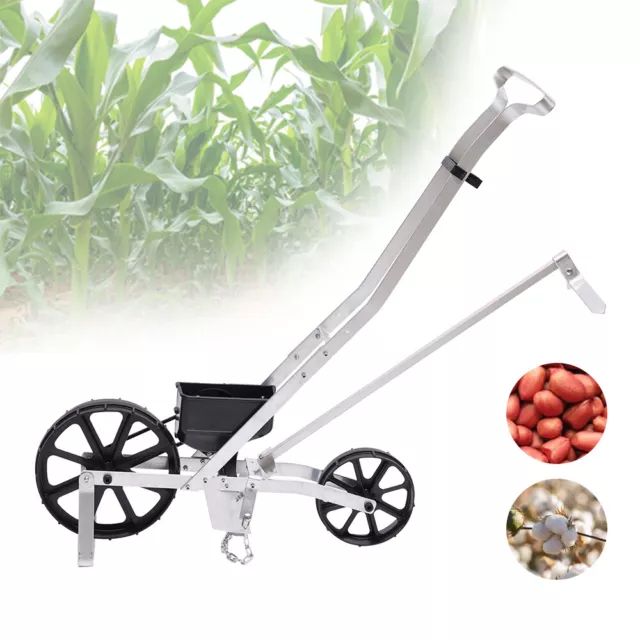Alu Dibbelmaschine Sämaschine Handsämaschine Einzelkorn Drillmaschine Seeder