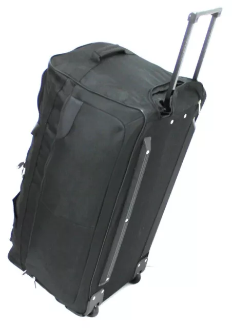 X Large 96L Wheeled Trolley Travel Luggage Holdall Case Duffel Cargo Bag 30" DG