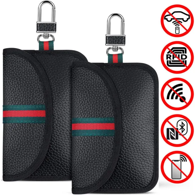 Keyless Go Schutz Autoschlüssel Etui Tasche RFID Signal Blocker Schlüssel  Hülle