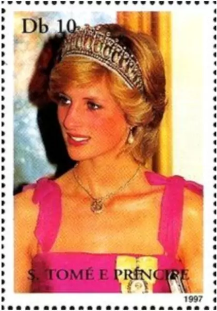 Sao Tome #Mi1749 MNH 1997 Lady Di Diana Queen of Hearts [1308f]