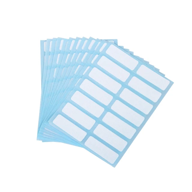 60 Sheets Étiquette Petits Porte-noms Vide Étiquettes Bouteilles Stickers