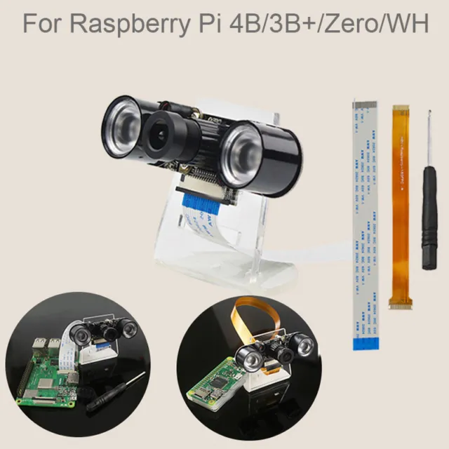 New  Night Vision IR Camera Module For Raspberry Pi 4 Model B /3B+/3B/Zero/W/WH 2