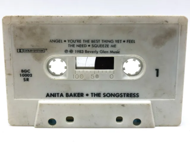 The Songstress Anita Baker Cassette Album Beverly Glen 1983 NO CASE Y