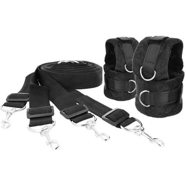 Ensemble De Retenue De Lit Entrelacé Sur Et Sous Le Lit Accessoire Fetish Bdsm