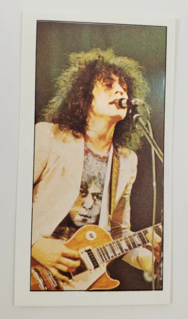 1974 Marc Bolan T. Rex Glam Rock Card Geo. Bassett & Co. Pop Rock Music Stars