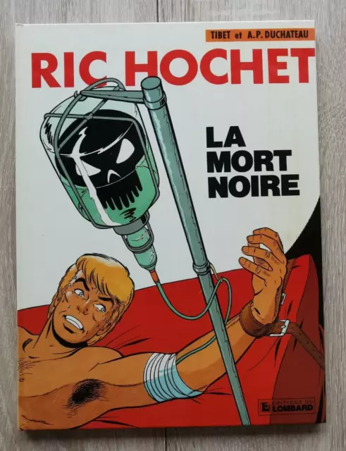 Ric Hochet ** Tome 35 La Mort Noire **  Eo 1982 Tibet/Duchateau