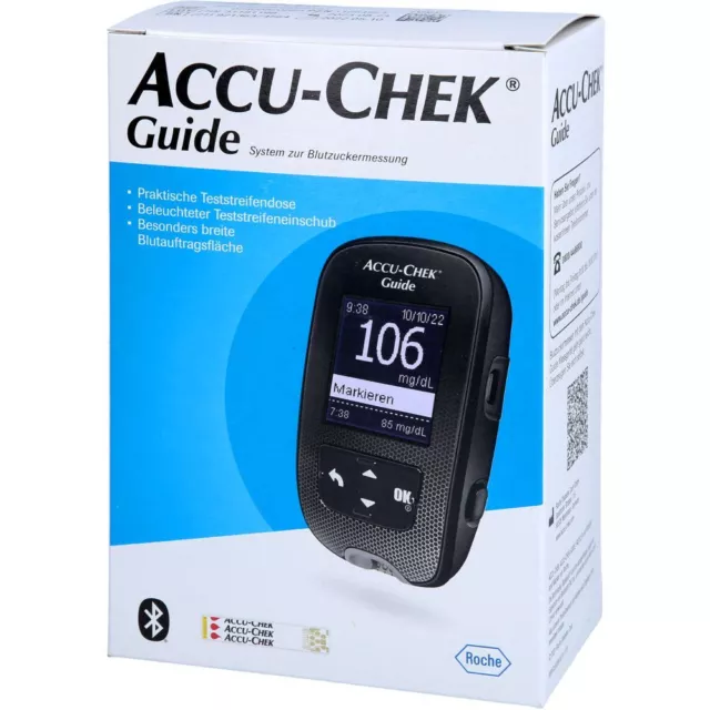 Accu-Chek Guide Glucomètre Set MG / DL 1 Pièces PZN11664921