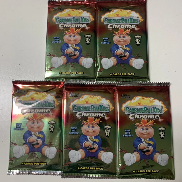 2020 (5) Packs Garbage Pail Kids GPK Chrome Series 3 HPacks Factory Sealed CHEAP