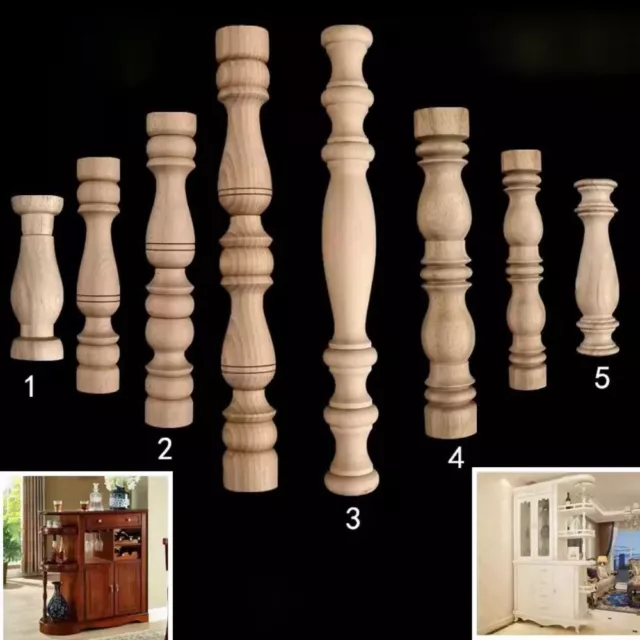 European Style Solid Wood Carved 10 Styles Furniture Legs  Home Decor