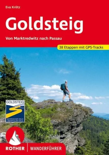 Rother Wanderführer Goldsteig|Eva Krötz|Broschiertes Buch|Deutsch
