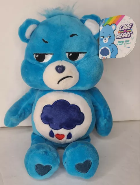 New Care Bears 12 Grumpy Bear Plush Stuffed Animal Blue Rain