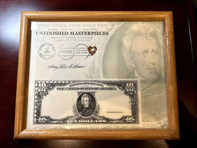 International Paper Money Show **Signed by Mary Ellen Withrow** (17 JUN 1994)