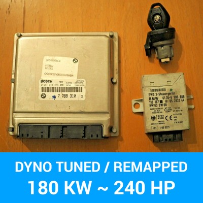 BMW E39 530d AUTOMATICO M57D30 DDE KIT ECU DME EWS 02810314 7789376 